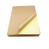 Labels: A4 Self Adhesive Sticker Paper Sheet Label Laser Inkjet Print Mailing Address - White Matte 2x2 *100 PCS
