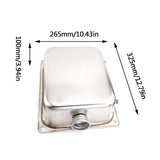 7L Air Diesel Heater Fuel Tank Oil With Lock Stainless Steel For Car Truck