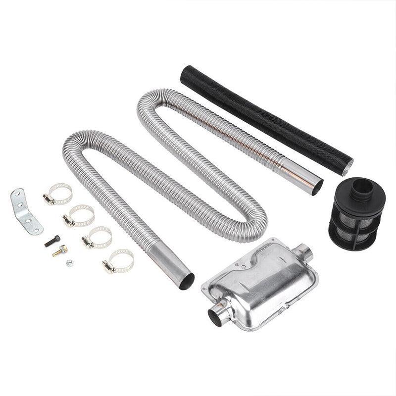 Automotive Parts: Air Diesel Parking Exhaust Pipe Hose with 24Mm Silencer Muffler Filter