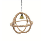 Bird Cage Accessories: Interactive Parrot Toys Nibbling Balls Hoop Swing Bird Chew Play Activity