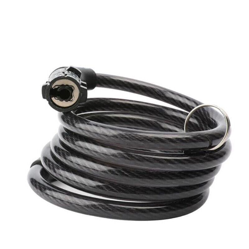Automotive Parts: Bicycle Bike Code Lock Locker 4 Digits Password Code Steel Cable Secure Tough