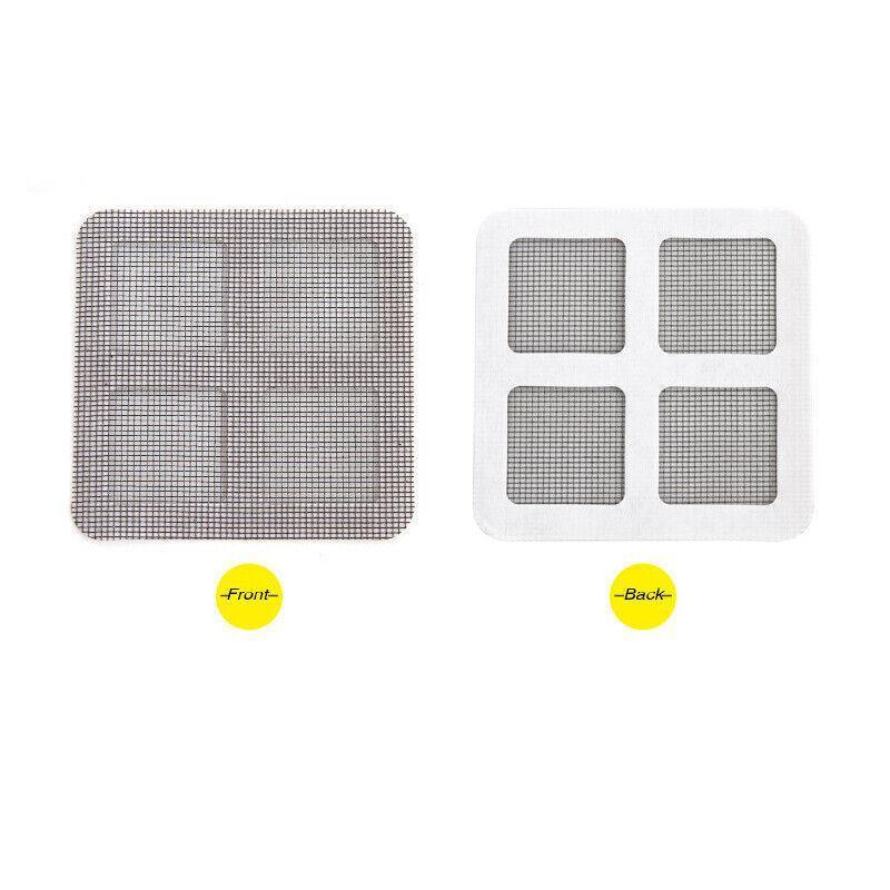 Door Hardware: 12X Fly Screen Net Repair Tape Patch Adhesive Door Curtain For Mending Holes Set