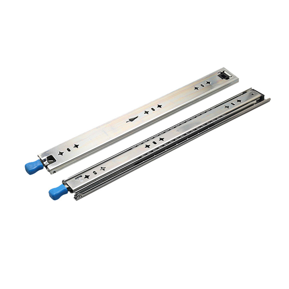 Door Hardware: 1 Pair Locking Drawer Slides Heavy Duty 120kg Runners Trailer 16 18 20 22 Inch - 20inch/500mm