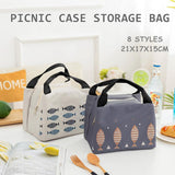 Cooler bags: Portable Insulated Thermal Lunch Box Carry Tote Picnic Case Storage Bag 21x17x15cm - C05 (21x17x15cm)