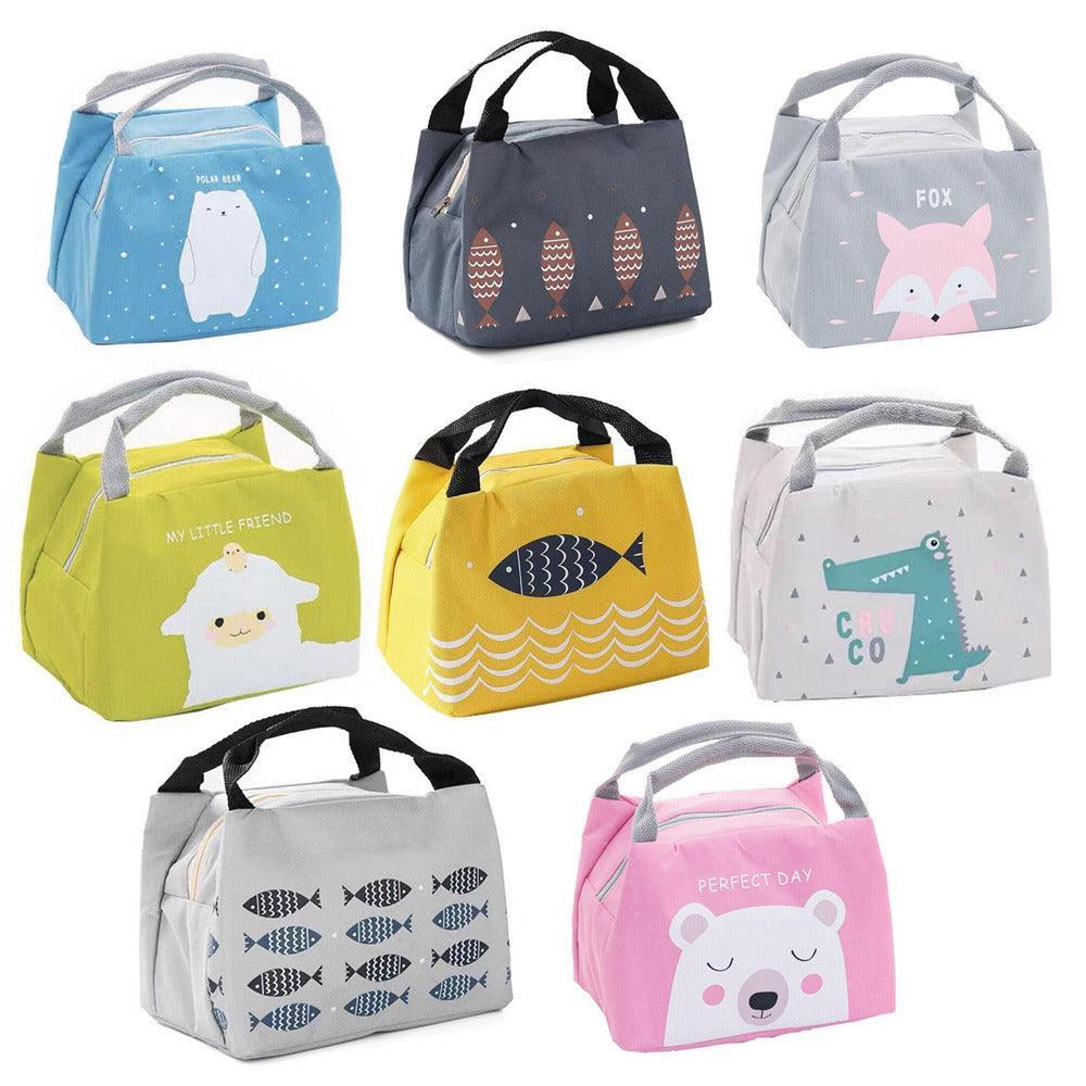 Cooler bags: Portable Insulated Thermal Lunch Box Carry Tote Picnic Case Storage Bag 21x17x15cm - C05 (21x17x15cm)