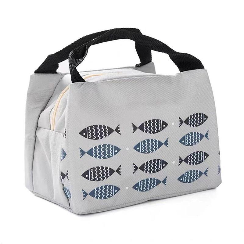 Cooler bags: Portable Insulated Thermal Lunch Box Carry Tote Picnic Case Storage Bag 21x17x15cm - C05 (21x17x15cm)