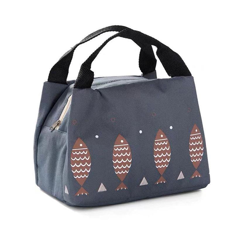Cooler bags: Portable Insulated Thermal Lunch Box Carry Tote Picnic Case Storage Bag 21x17x15cm - C05 (21x17x15cm)