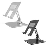 Laptop Stands: Aluminum Alloy Tablet Phone Holder Desk Stand Bracket Foldable For Ipad Pro 12.9 - Silver