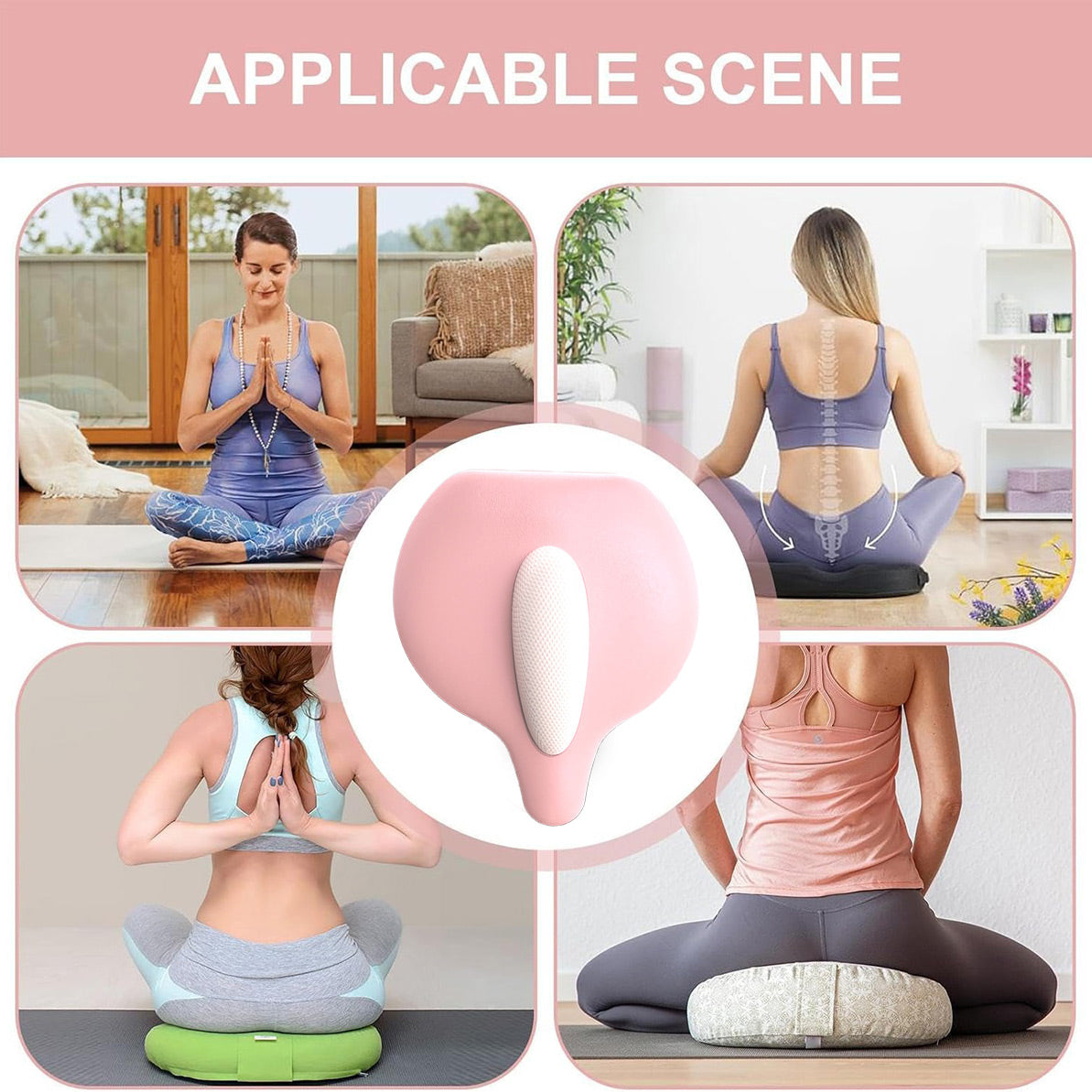 Gym Equipment & Accessories: Hip and Inner Thigh Squeeze Trainer Compact Fitness Tool for Home Workouts - Blue