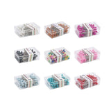 9Boxs Multicolor Pearl Head Pins Sewing Craft Needles for Cross Stitch Quilting