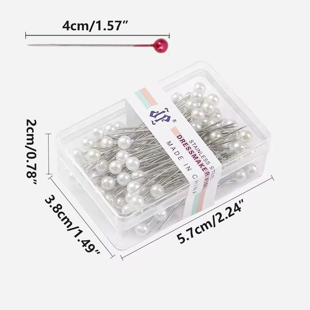 Arts & Crafts: 9Boxs Multicolor Pearl Head Pins Sewing Craft Needles for Cross Stitch Quilting