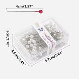 9Boxs Multicolor Pearl Head Pins Sewing Craft Needles for Cross Stitch Quilting