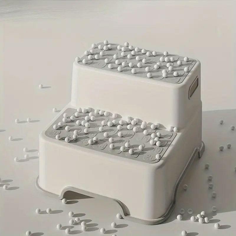 Laundry Baskets: Bathroom Step Stool Booster for Washing Hands and Reaching Sinks Easily