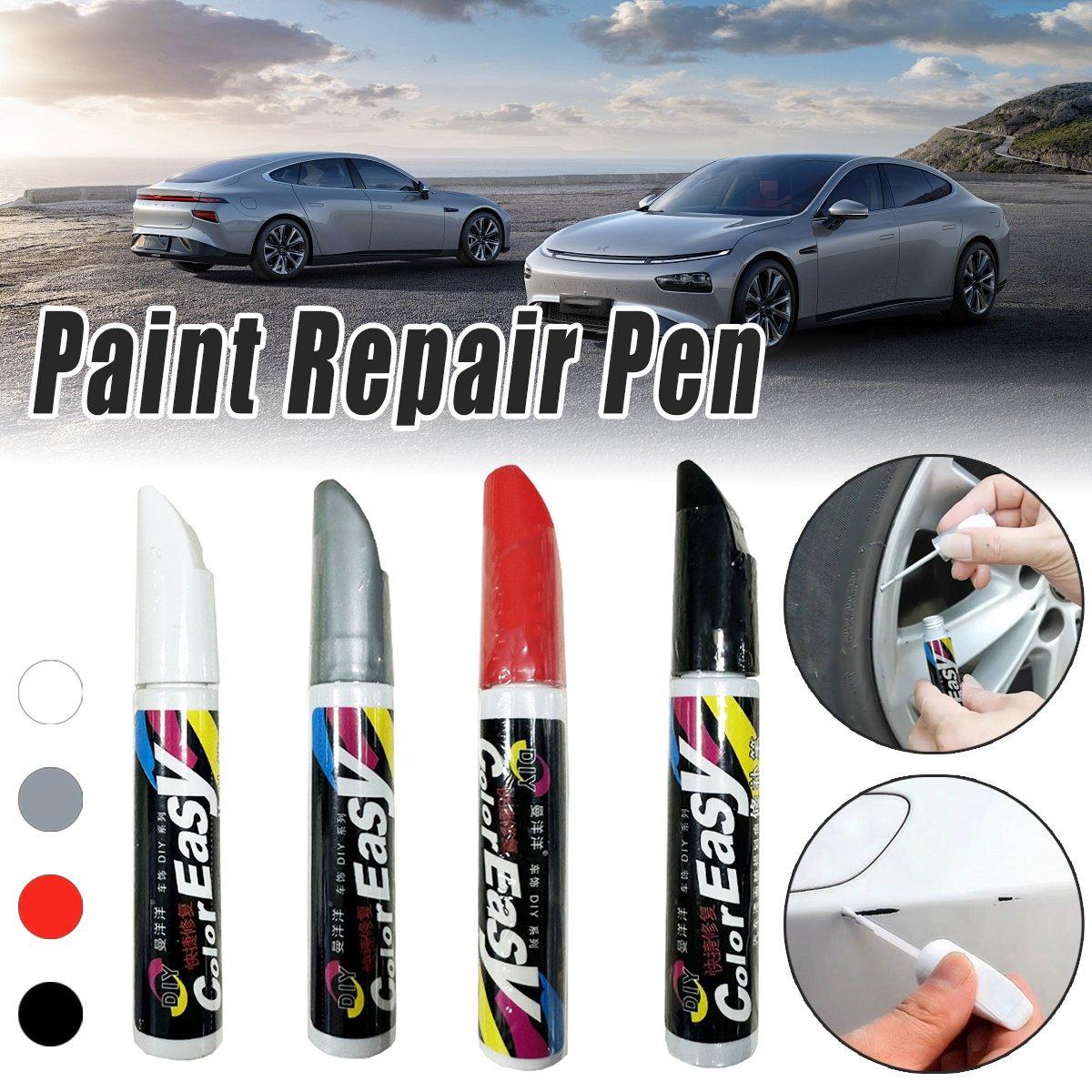 Automotive Parts: Car Scratch Repair Paint Pen Automotive Touch Up Spray for Quick Paint Fixing - Black