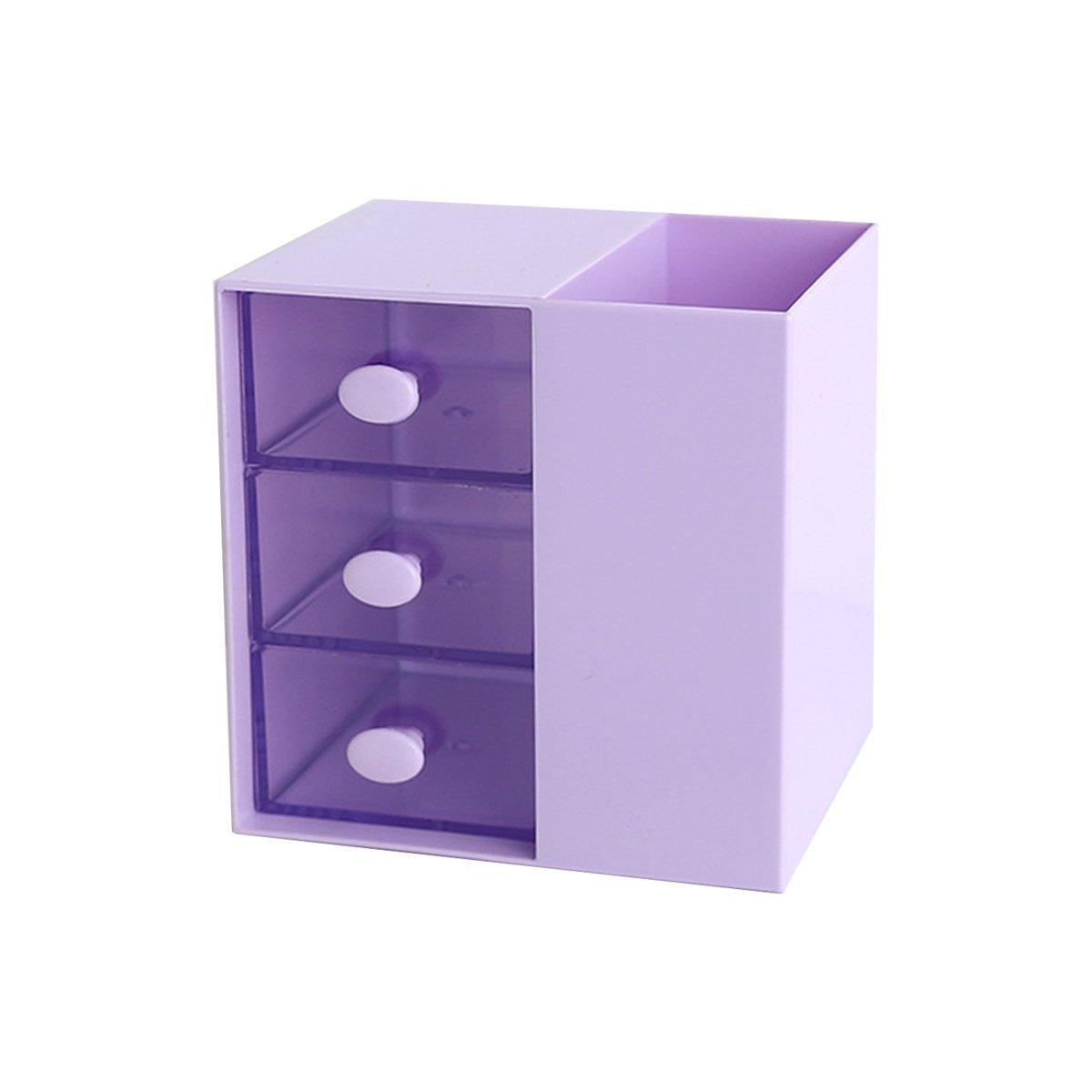 Storage Boxes: 2IN1 Pumping Pen Container Storage Box Cosmetic Drawer Office Organizer Box