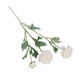 Artificial Flowers & Plants: 5pcs Artificial Peony Silk Flowers Bouquet Decor Faux Floral Arrangements - Purple Red
