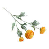 Artificial Flowers & Plants: 5pcs Artificial Peony Silk Flowers Bouquet Decor Faux Floral Arrangements - Purple Red