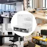 Storage Boxes: Desktop Storage Box Drawer Organizer Hole Plate Shelf Sub Storage Solution