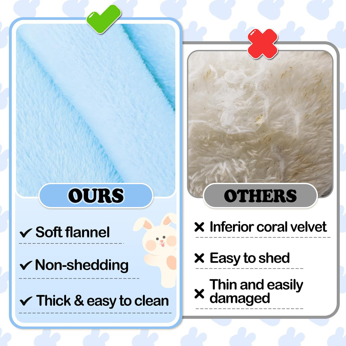Small Animal Habitats & Cages: Small Animal Bed Cushion Plush Sleeping Mat for Pet Carrier Cage Nest Hamster - Pink