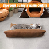 Small Animal Habitats & Cages: Small Animal Bed Cushion Plush Sleeping Mat for Pet Carrier Cage Nest Hamster - Pink