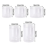 Food Storage: Wide Mouth Plastic Food Bottles 50pcs Transparent Sealed Storage Tanks Container - 10cm x 8.5cm