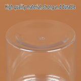 Food Storage: Wide Mouth Plastic Food Bottles 50pcs Transparent Sealed Storage Tanks Container - 10cm x 8.5cm