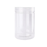 Food Storage: Wide Mouth Plastic Food Bottles 50pcs Transparent Sealed Storage Tanks Container - 10cm x 8.5cm