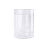Food Storage: Wide Mouth Plastic Food Bottles 50pcs Transparent Sealed Storage Tanks Container - 10cm x 8.5cm