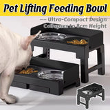 Dog Bowls, Feeders & Waterers: Height Adjustable Pet Feeding Bowl Dog Bowl Elevated Pet Dish Food Water Bowl