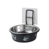 Cat Bowls, Feeders & Waterers: Stainless Steel Pet Bowl Hanging Cat Food Water Bowl Durable for Dogs and Cats - Red-12cm