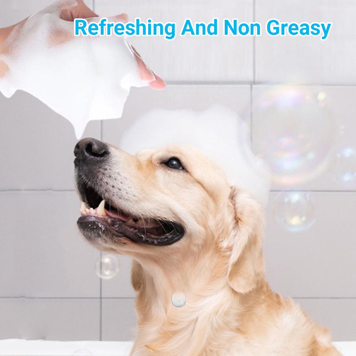 Pet Cleaning Supplies: 500ml Pet Leave In Dry Cleaning Foam No Rinse Bath Wash for Dogs and Cats