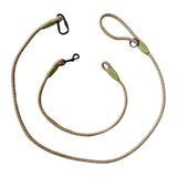 Adjustable Diagonal Dog Walking Leash Hands Free Crossbody Pet Lead Dogs - Khaki