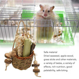 Small Animal Habitats & Cages: Pet Teething Stick Set Chew Toys for Hamster Dental Care Small Animal Supplies