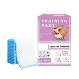 Pet Cleaning Supplies: Large Puppy Dog Training Pads Pet Toilet Thickened Pee Pads Mat Indoor Absorbent - M ( 60*45cm) - 50PCS