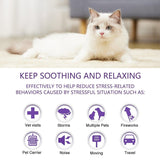 3/4pcs Calming Collar for Cats and Dogs Soothing Pet Relief Collar Long Lasting - 70cm-3PCS