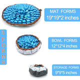 Dog Apparel: Pet Sniffing Mat Dog Training Slow Feeder Puzzle Toys Interactive Snuffle Mat
