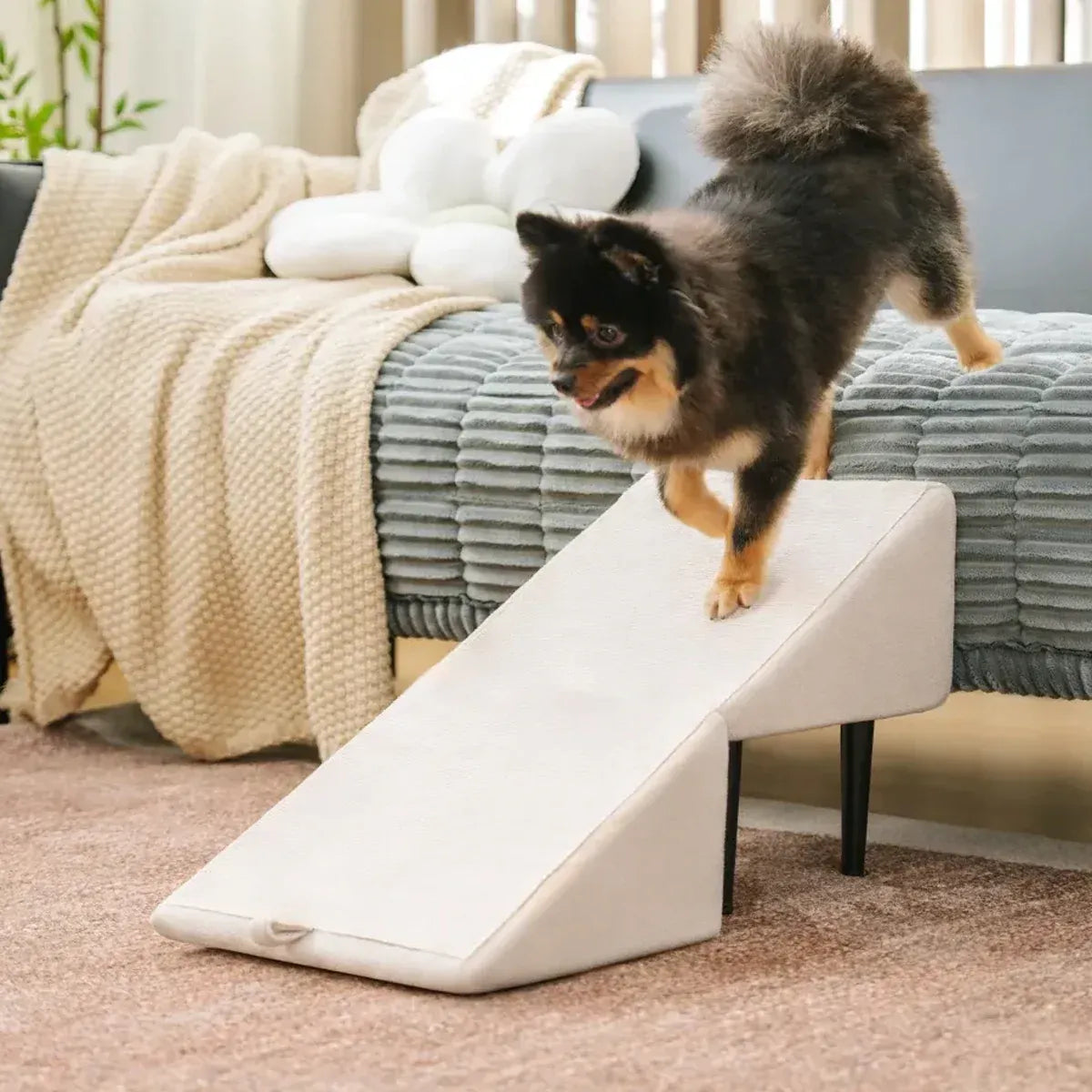 Foldable Pet Ramp Stairs Non Slip for Cats Dogs Home Furniture Safe Comfortable