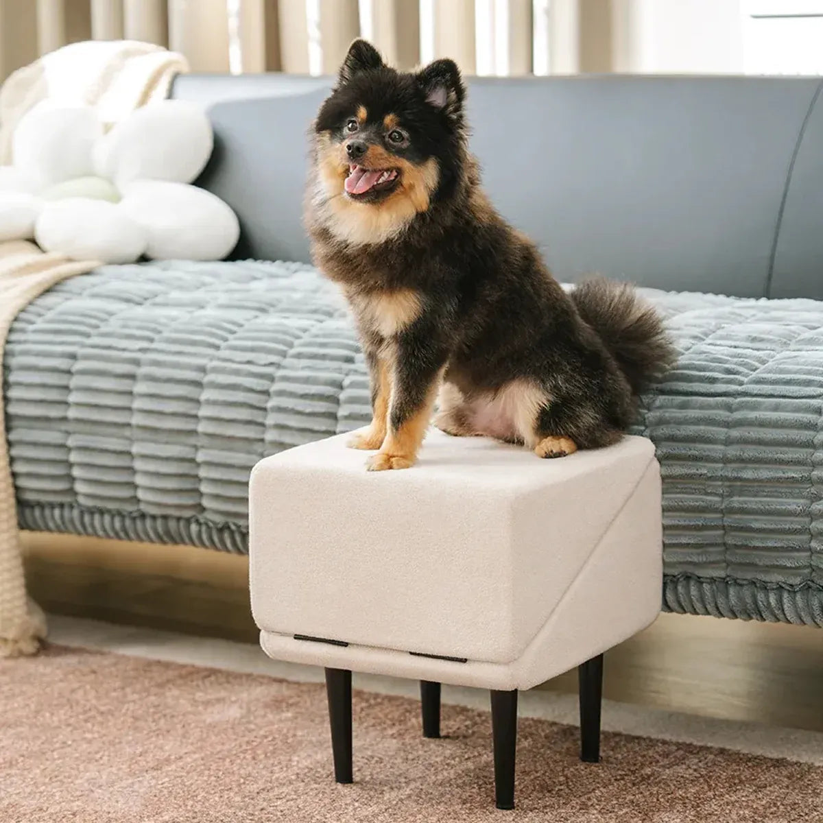 Foldable Pet Ramp Stairs Non Slip for Cats Dogs Home Furniture Safe Comfortable