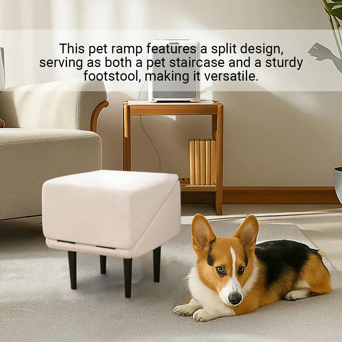 Foldable Pet Ramp Stairs Non Slip for Cats Dogs Home Furniture Safe Comfortable