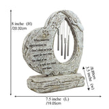 Garden Ornaments: Wind Chime Pet Memorial Headstone Outdoor Garden Decoration for Remembrance