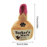 Dog Apparel: Dog Squeaky Toy Plush Wine Bottle Stuffed Chew Toy Sound Pet Play Supplies Use