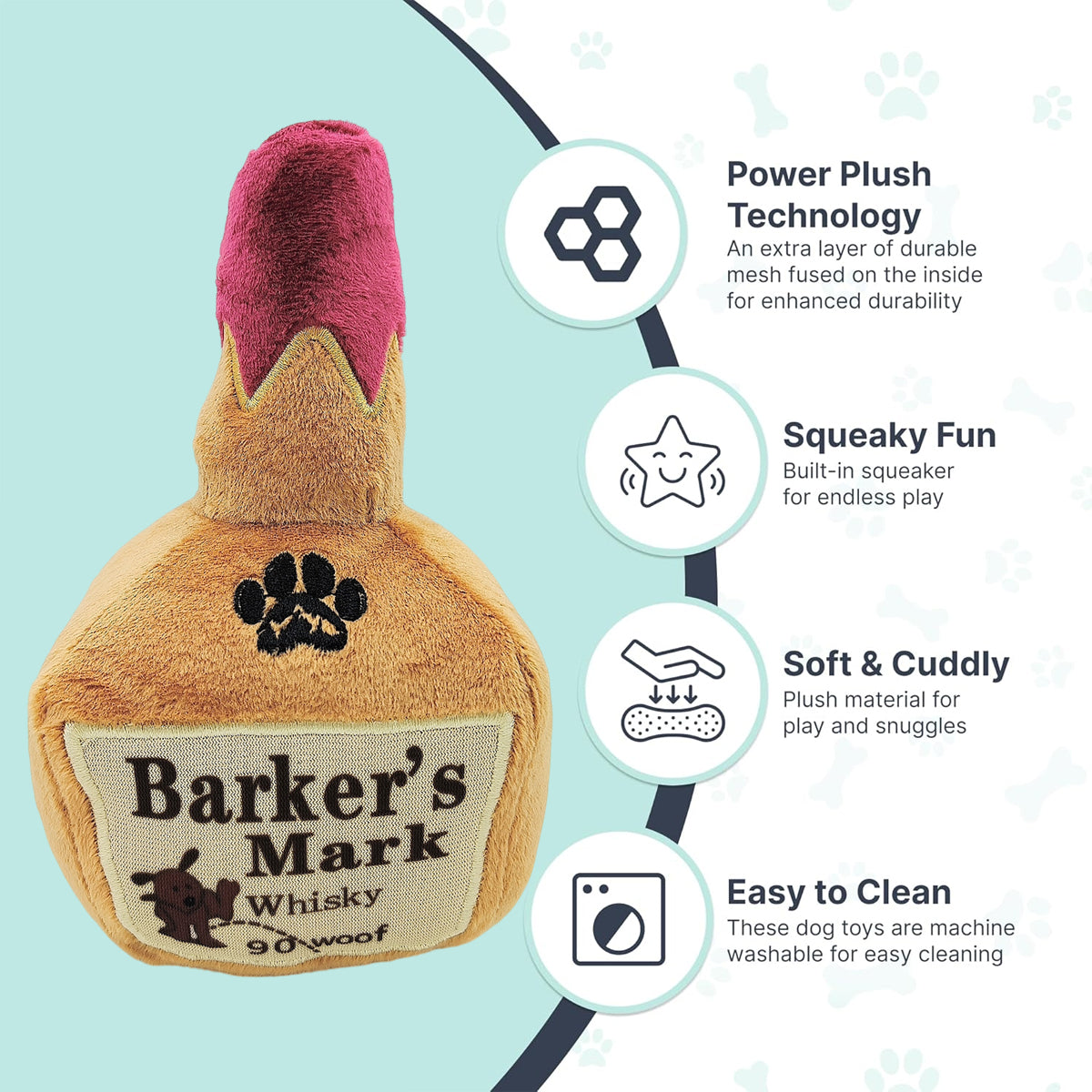 Dog Apparel: Dog Squeaky Toy Plush Wine Bottle Stuffed Chew Toy Sound Pet Play Supplies Use