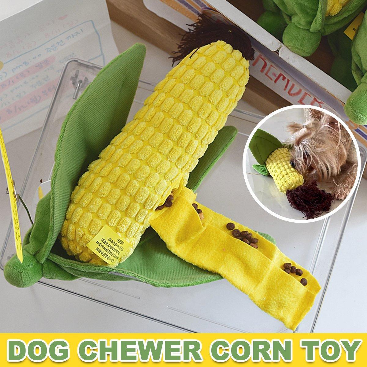 Dog Apparel: Simulation Corn Dog Chew Toy for Pets Durable Slow Feeder Toy for Dog Boredom