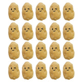 20PCS Handmade Cute Squeaky Little Potato Doll Pet Plush Doll For Dog Cat