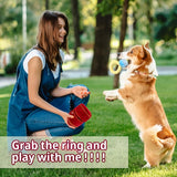 Dog Apparel: Plush Pet Toy Interactive Ring Box Chew Toy for Dogs and Cats Soft Squeaky Play