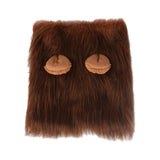 Dog Apparel: Lion Costume Mane Wig Large Dog Fancy Dress Up Party for Pet Halloween Clothes - Light Brown-L