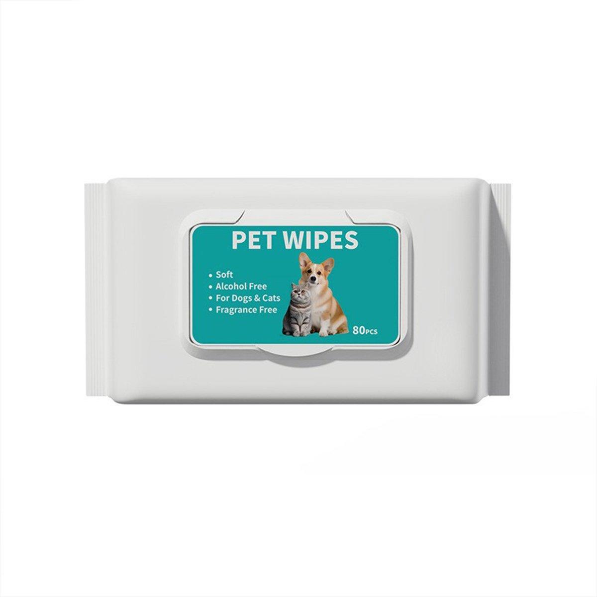 Pet Grooming Supplies: Pet Ear Cleaning Wipes Dogs Cats Gentle Ear Care Wipes Healthy Ears
