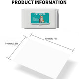 Pet Grooming Supplies: Pet Ear Cleaning Wipes Dogs Cats Gentle Ear Care Wipes Healthy Ears