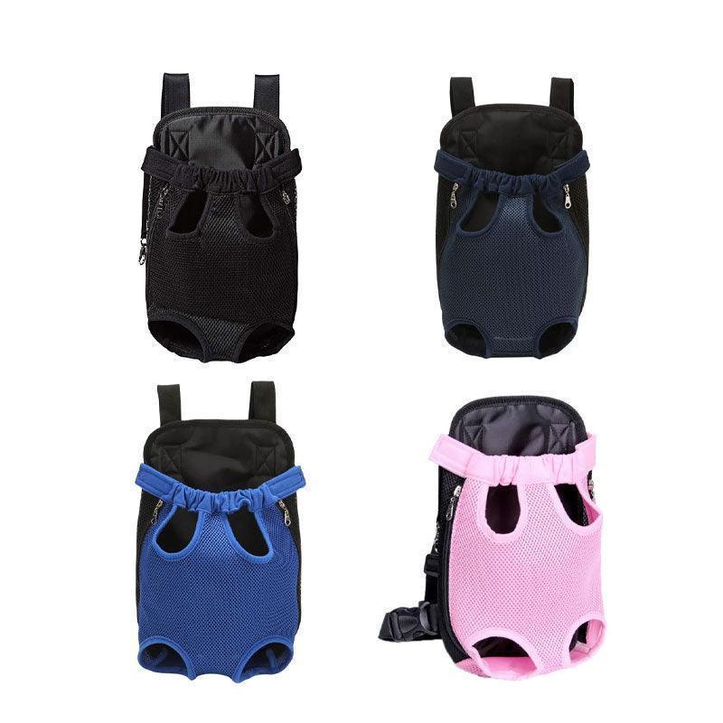 Dog Carriers & Crates: M Size Pet Carrier Dog Cat Puppy Front Back Backpack Shoulder Carry Sling Pouch Bag - Pink