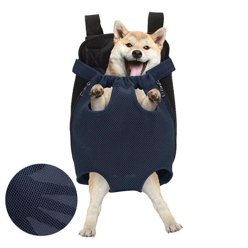 Dog Carriers & Crates: M Size Pet Carrier Dog Cat Puppy Front Back Backpack Shoulder Carry Sling Pouch Bag - Pink